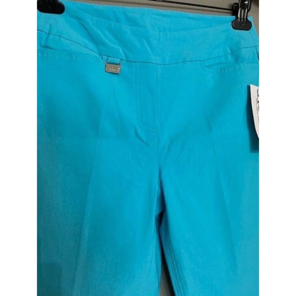 LuLu B Relaxing Fun Colorful Pull on Skinny Pants AnKle Length Sz 6 Blue *** - Picture 6 of 6